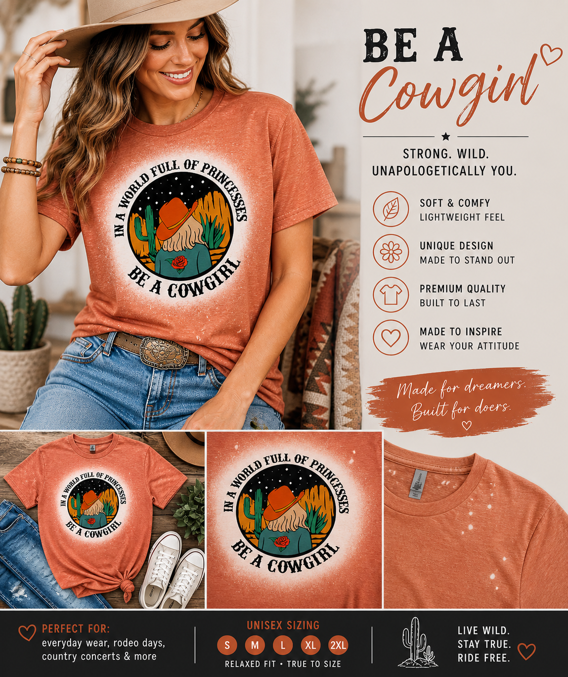 Be a cowgirl
